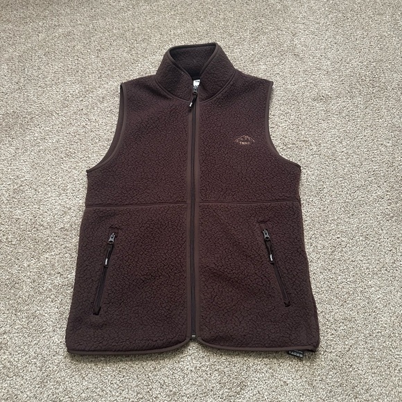 TNA Jackets & Blazers - TNA Dark Brown Fleece Vest